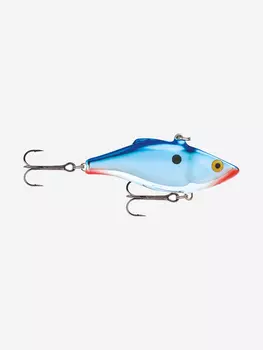 Воблер для рыбалки RAPALA Rattlin' Rapala 08, 8см, 22гр, цвет CHB, тонущий, Голубой