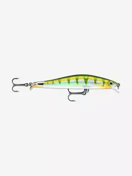 Воблер для рыбалки RAPALA RipStop 09, 9см, 7гр, цвет YP, нейтральный, Зеленый