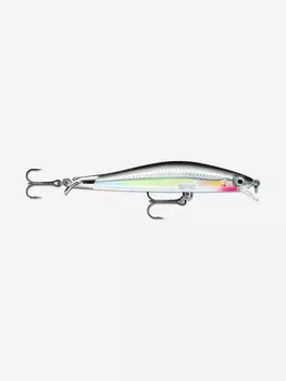 Воблер для рыбалки RAPALA RipStop 12, 12см, 14гр, цвет S, нейтральный, Серебряный