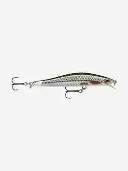 Воблер для рыбалки RAPALA RipStop 12, 12см, 14гр, цвет ROL, нейтральный, Серый
