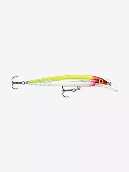 Воблер для рыбалки RAPALA Scatter Rap Deep Husky Jerk 10, 10см, 10гр, цвет CLN, нейтральный, Желтый
