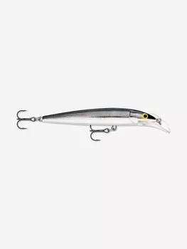Воблер для рыбалки RAPALA Scatter Rap Deep Husky Jerk 10, 10см, 10гр, цвет S, нейтральный, Серый