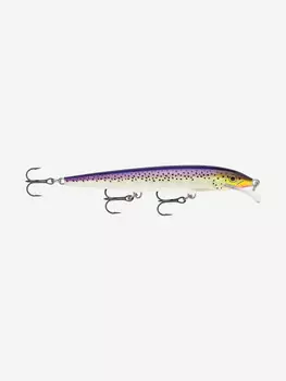 Воблер для рыбалки RAPALA Scatter Rap Minnow 11, 11см, 6гр, цвет PD, плавающий, Фиолетовый