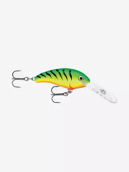 Воблер для рыбалки RAPALA Shad Dancer 07, 7см, 15гр, цвет FT, плавающий, Зеленый