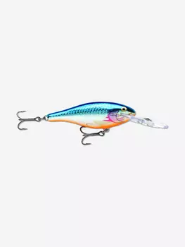 Воблер для рыбалки RAPALA Shad Rap 07, 7см, 8гр, цвет SB, плавающий, Голубой
