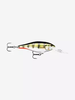 Воблер для рыбалки RAPALA Shad Rap 07, 7см, 8гр, цвет PEHL, плавающий, Зеленый