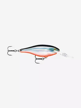 Воблер для рыбалки RAPALA Shad Rap 09, 9см, 15гр, цвет HLWH, плавающий, Серый