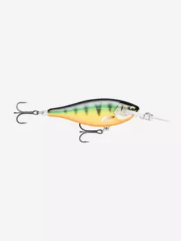 Воблер для рыбалки RAPALA Shad Rap Elite 75, 7,5см, 12гр, цвет GDP, плавающий, Зеленый