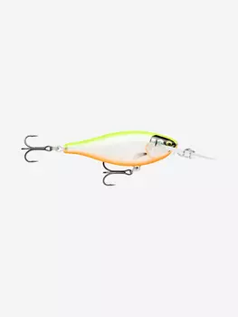 Воблер для рыбалки RAPALA Shad Rap Elite 75, 7,5см, 12гр, цвет GDCO, плавающий, Зеленый