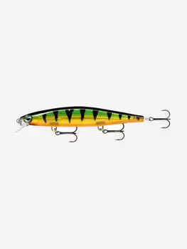 Воблер для рыбалки RAPALA Shadow Rap 11, 11см, 13гр, цвет P, медленно тонущий, Зеленый