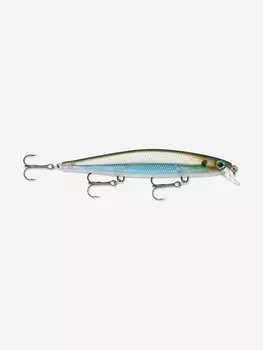 Воблер для рыбалки RAPALA Shadow Rap 11, 11см, 13гр, цвет MBS, медленно тонущий, Серебряный