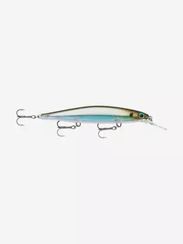 Воблер для рыбалки RAPALA Shadow Rap Deep 11, 11см, 13гр, цвет MBS, медленно тонущий, Зеленый