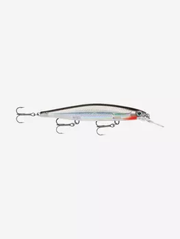 Воблер для рыбалки RAPALA Shadow Rap Deep 11, 11см, 13гр, цвет S, медленно тонущий, Серый