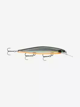 Воблер для рыбалки RAPALA Shadow Rap Deep 11, 11см, 13гр, цвет HLW, медленно тонущий, Серый