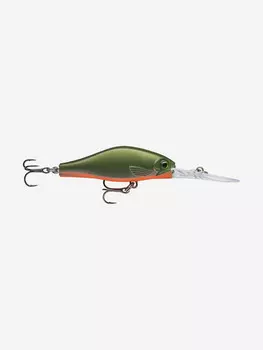 Воблер для рыбалки RAPALA Shadow Rap Jack Deep 05, 5см, 6гр, цвет GAU, медленно всплывающий, Зеленый