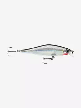 Воблер для рыбалки RAPALA Shadow Rap Shad 09, 9см, 12гр, цвет S, медленно всплывающий, Серебряный