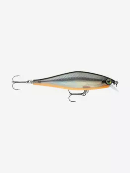 Воблер для рыбалки RAPALA Shadow Rap Shad 09, 9см, 12гр, цвет HLW, медленно всплывающий, Серебряный