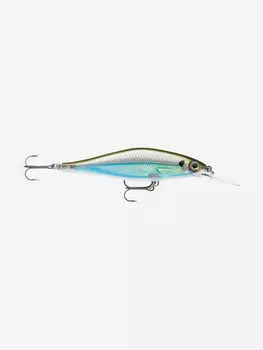 Воблер для рыбалки RAPALA Shadow Rap Shad 09, 9см, 12гр, цвет MBS, медленно всплывающий, Голубой