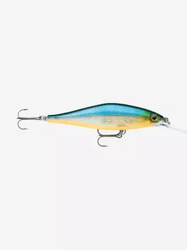 Воблер для рыбалки RAPALA Shadow Rap Shad 09, 9см, 12гр, цвет BGH, медленно всплывающий, Голубой