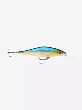 Воблер для рыбалки RAPALA Shadow Rap Shad Deep 09, 9см, 12гр, цвет BGH, медленно всплывающий, Голубой