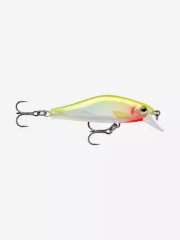 Воблер для рыбалки RAPALA Shadow Rap Solid Shad 05, 5см, 5,5гр, цвет SFC, быстро тонущий, Зеленый