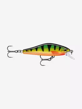 Воблер для рыбалки RAPALA Shadow Rap Solid Shad 05, 5см, 5,5гр, цвет P, быстро тонущий, Зеленый
