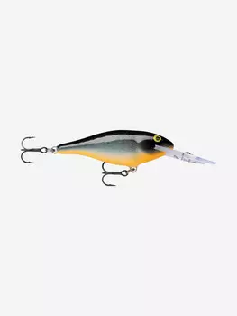 Воблер для рыбалки RAPALA Shallow Shad Rap 05, 5см, 5гр, цвет HLW, плавающий, Серый