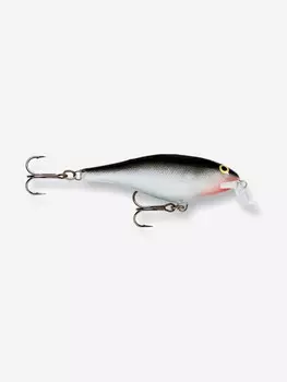 Воблер для рыбалки RAPALA Shallow Shad Rap 09, 9см, 12гр, цвет S, плавающий, Серый