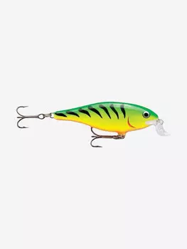 Воблер для рыбалки RAPALA Shallow Shad Rap 09, 9см, 12гр, цвет FT, плавающий, Зеленый