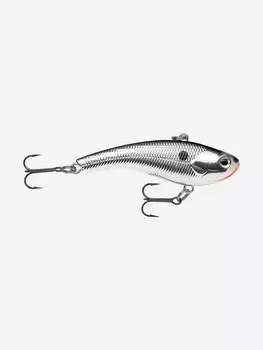 Воблер для рыбалки RAPALA Slab Rap 05, 5см, 6гр, цвет CH, быстро тонущий, Серебряный