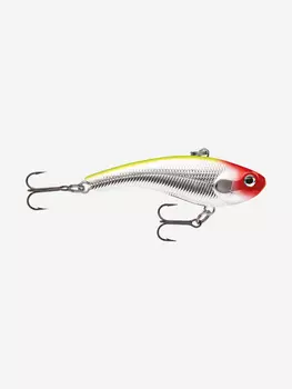 Воблер для рыбалки RAPALA Slab Rap 05, 5см, 6гр, цвет CLN, быстро тонущий, Серебряный