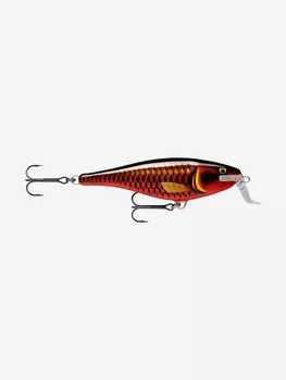 Воблер для рыбалки RAPALA Super Shad Rap 14, 14см, 45гр, цвет TWZ, плавающий, Красный