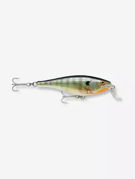 Воблер для рыбалки RAPALA Super Shad Rap 14, 14см, 45гр, цвет BG, плавающий, Зеленый
