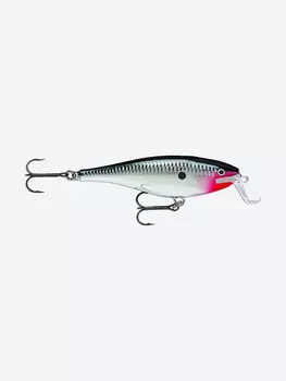 Воблер для рыбалки RAPALA Super Shad Rap 14, 14см, 45гр, цвет CH, плавающий, Серый