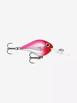 Воблер для рыбалки RAPALA Ultra Light Crank 03, 3см, 4гр, цвет PCL, плавающий, Розовый