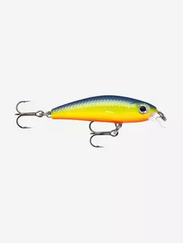 Воблер для рыбалки RAPALA Ultra Light Minnow 04, 4см, 3гр, цвет HS, медленно тонущий, Желтый