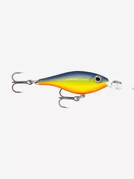 Воблер для рыбалки RAPALA Ultra Light Shad 04, 4см, 3гр, цвет HS, медленно тонущий, Желтый