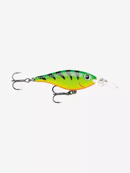 Воблер для рыбалки RAPALA Ultra Light Shad 04, 4см, 3гр, цвет FT, медленно тонущий, Зеленый