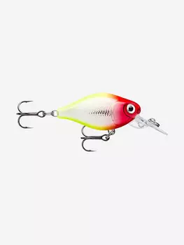 Воблер для рыбалки RAPALA X-Light Crank Mid Runner 03, 3,5см, 4гр, цвет CLN, плавающий, Желтый