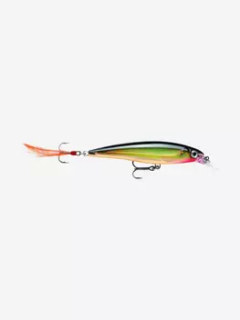 Воблер для рыбалки RAPALA X-Rap 08, 8см, 7гр, цвет G, нейтральный, Зеленый