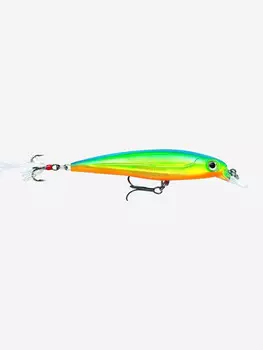 Воблер для рыбалки RAPALA X-Rap 10, 10см, 13гр, цвет PRT, нейтральный, Зеленый