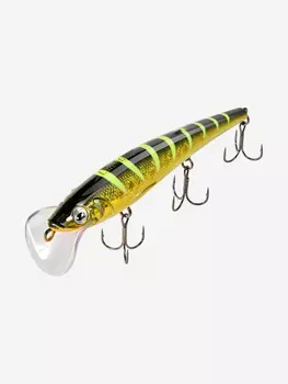 Воблер для троллинга (судак, щука, лосось) LureMax STINKA 130FDR-066 17 г., заглубление от 2,3-2,8м., Золотой