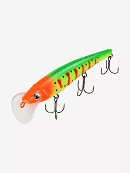 Воблер для троллинга (судак, щука, лосось) LureMax STINKA 130FDR-076 17 г., заглубление от 2,3-2,8м., Зеленый