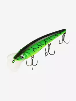 Воблер для троллинга (судак, щука, лосось) LureMax STINKA 130FDR-078 17 г., заглубление от 2,3-2,8м., Зеленый