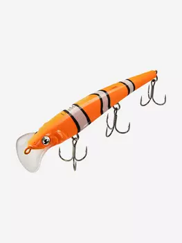 Воблер для троллинга (судак, щука, лосось) LureMax STINKA 130FDR-082 17 г., заглубление от 2,3-2,8м., Оранжевый