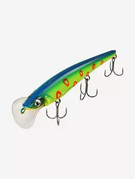 Воблер для троллинга (судак, щука, лосось) LureMax STINKA 130FDR-126 17 г., заглубление от 2,3-2,8м., Зеленый