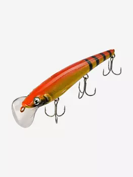 Воблер для троллинга (судак, щука, лосось) LureMax STINKA 130FDR-136 17 г., заглубление от 2,3-2,8м., Золотой