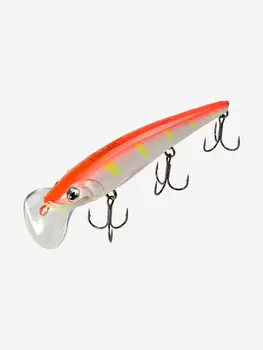 Воблер для троллинга (судак, щука, лосось) LureMax STINKA 130FDR-038 17 г., заглубление от 2,3-2,8м., Оранжевый