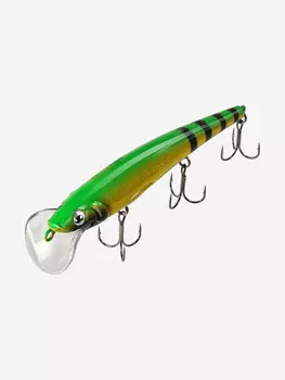 Воблер для троллинга (судак, щука, лосось) LureMax STINKA 130FDR-138 17 г., заглубление от 2,3-2,8м., Золотой