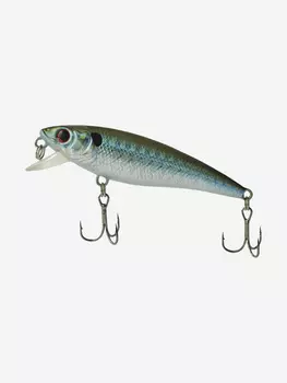 Воблер Mottomo Bang Minnow 65SP 6,3g Natural Shad, Серебряный